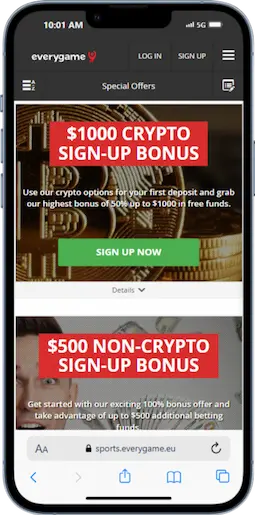 Offshore Sportsbook Betting at Everygame