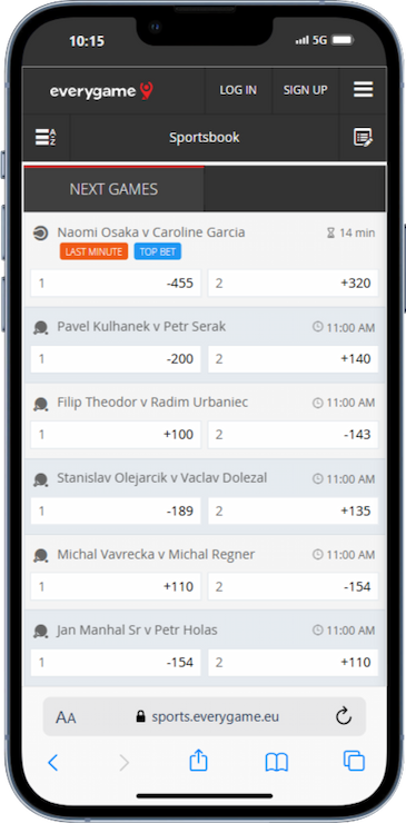 Everygame Texas Betting