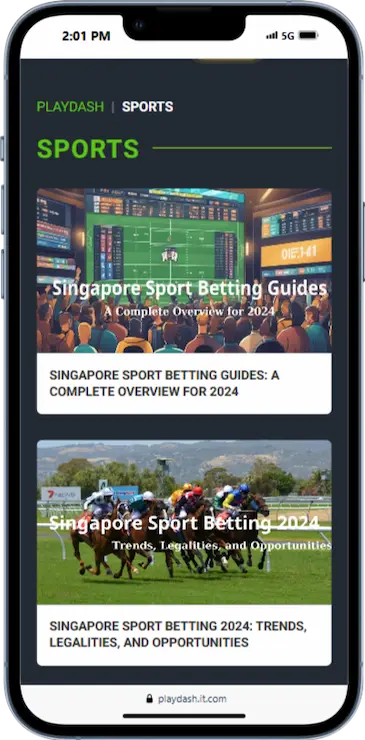 Sports Betting At Playdash Singapore
