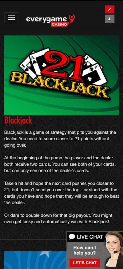 Everygame Real Money Blackjack Casino Apps