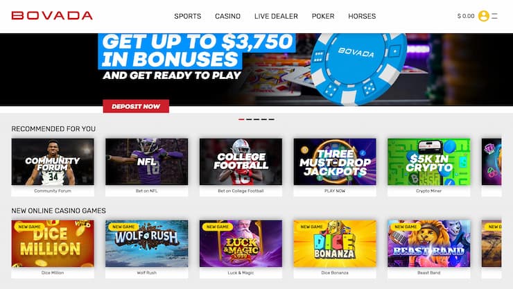 Bovada Online Gambling