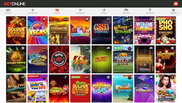 BetOnline Casino Slots