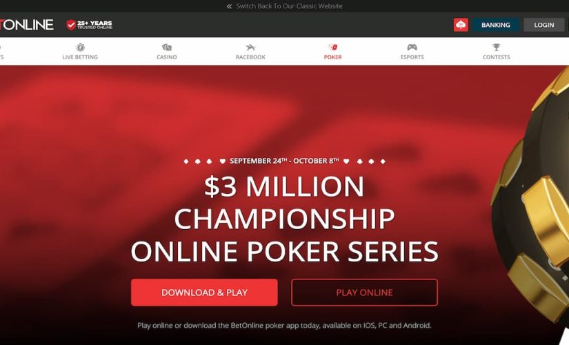 online poker betting