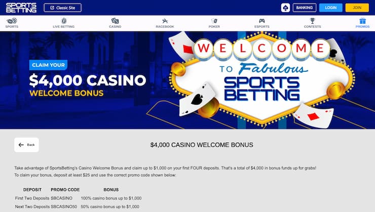 betting site with welcome bonus