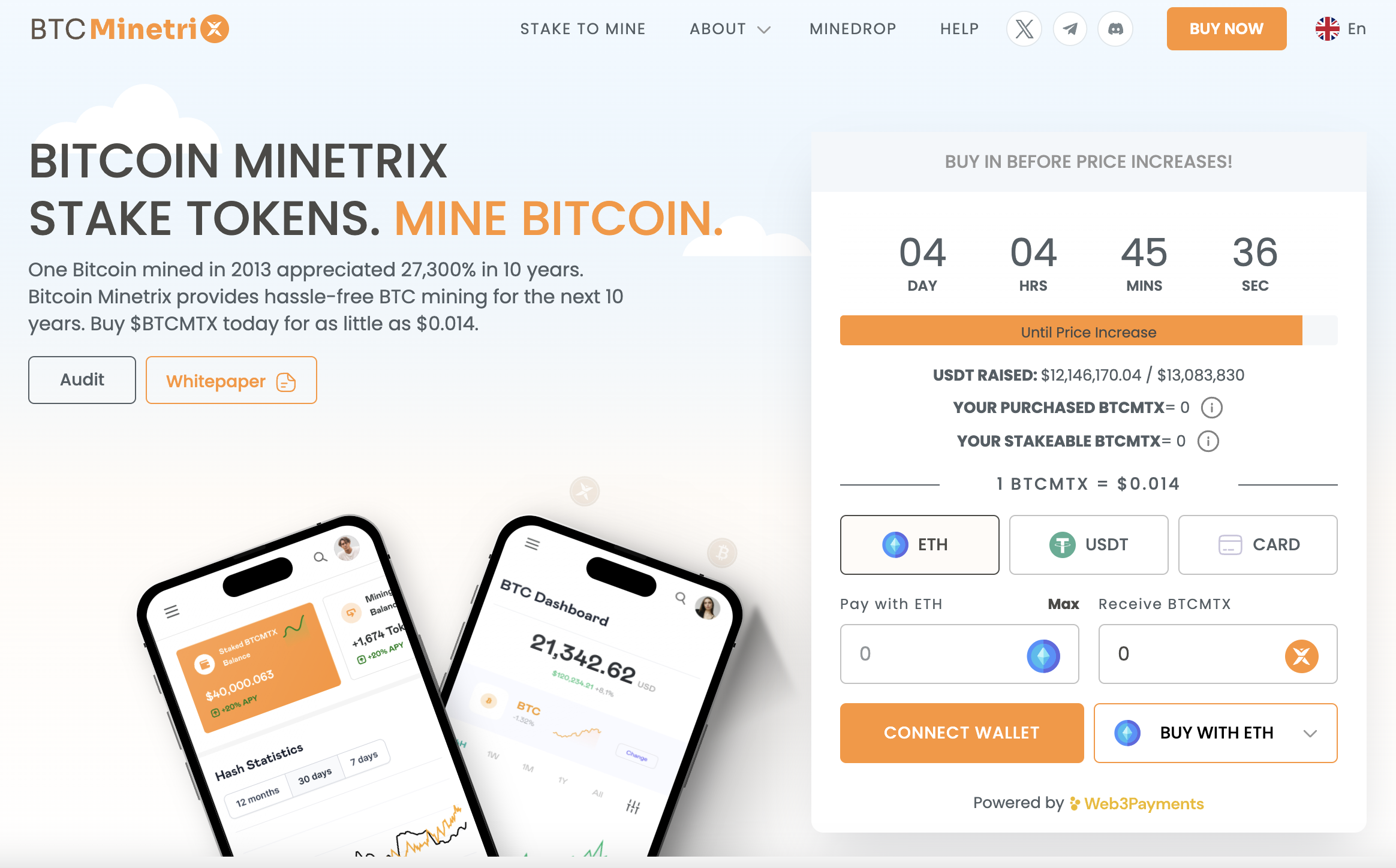 New Crypto ‘Bitcoin Minetrix’ Nears $13 Million Raised in Token Presale