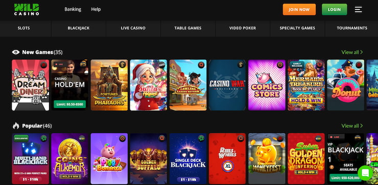 Wild Casino Online