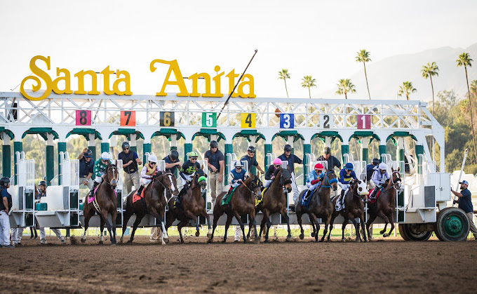 Santa Anita Park horse racing - California online casinos 