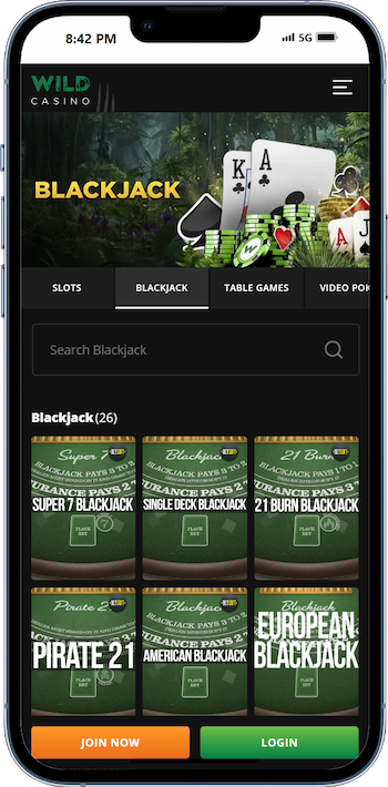 Blackjack casino app
