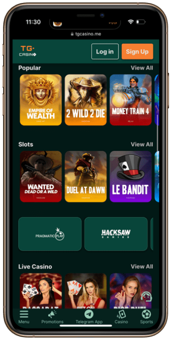 Join the Casino Telegram Channel