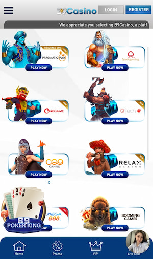B9Casino Providers