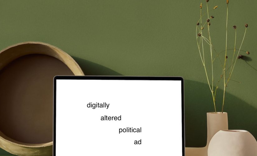 digitally altered political ads