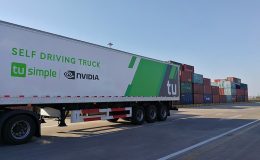 A TuSimple self driving truck
