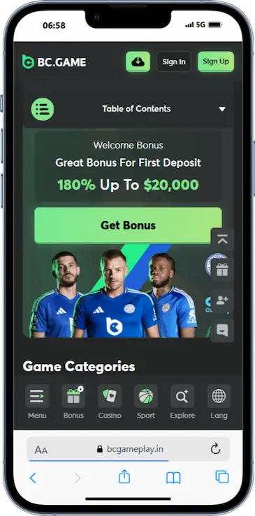 BC.Game Sports Betting in Minnesota