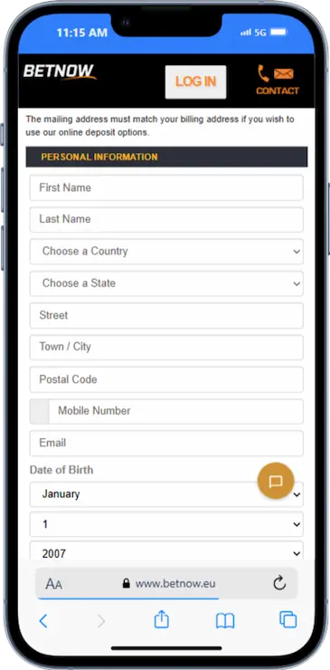Step 2: Complete the Registration Form