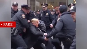 Fake arrest Donald Trump