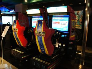 Outrun arcade cabinets