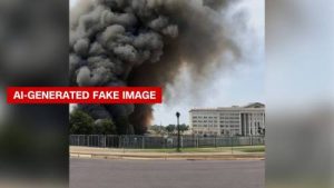 Pentagon explosion deepfake