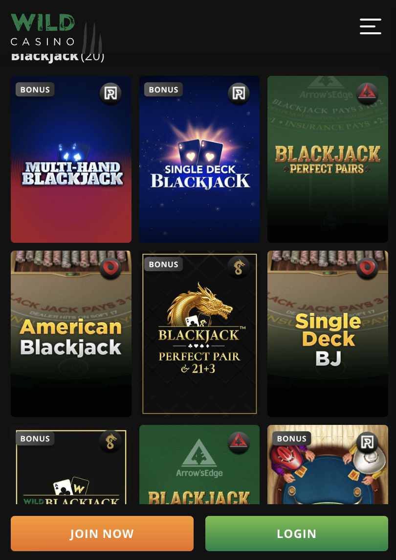 iPhone blackjack games