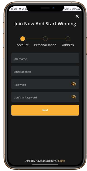 Create Your Betting Account