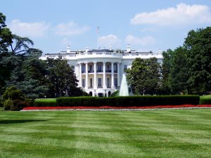 A picture of the White House. Joe Biden's administration have taken the first steps to create AI standards.