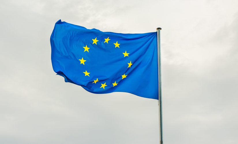 A picture of the EU flag. The bloc is investigating Elon Musk's X after concerns it breached the bloc's DSA rules