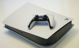 Photo of a PlayStation console