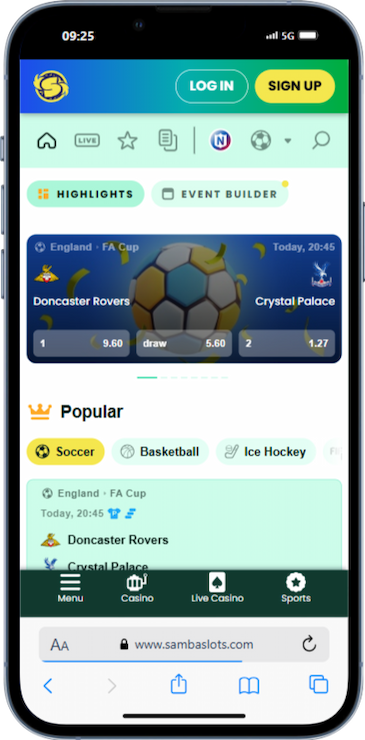 Samba Slots Sports Canada