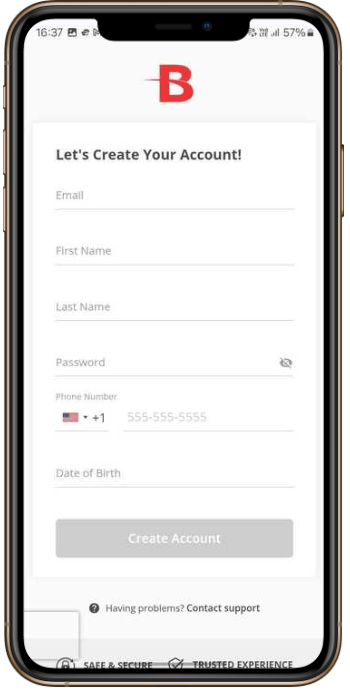 Create a Betting Account