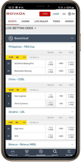 Bovada Sportsbook in the USA