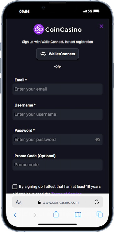Step 2 - Complete the Registration Form