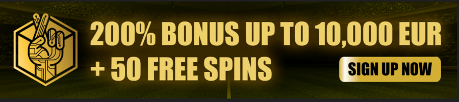 Lucky Block’s welcome bonus is a deposit match bonus with added free spins