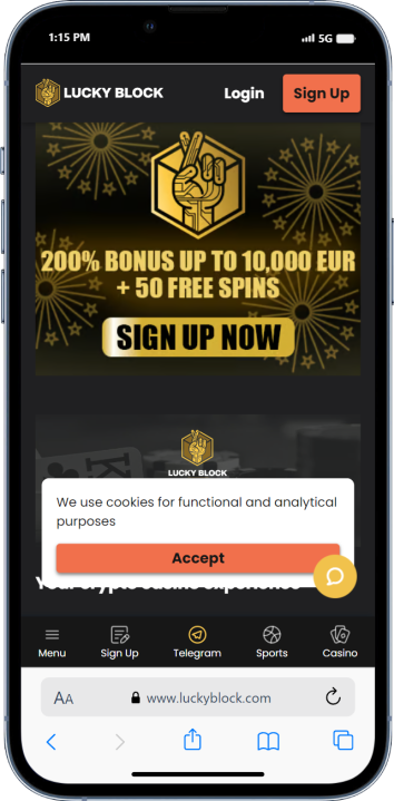 luckyblock mobile site