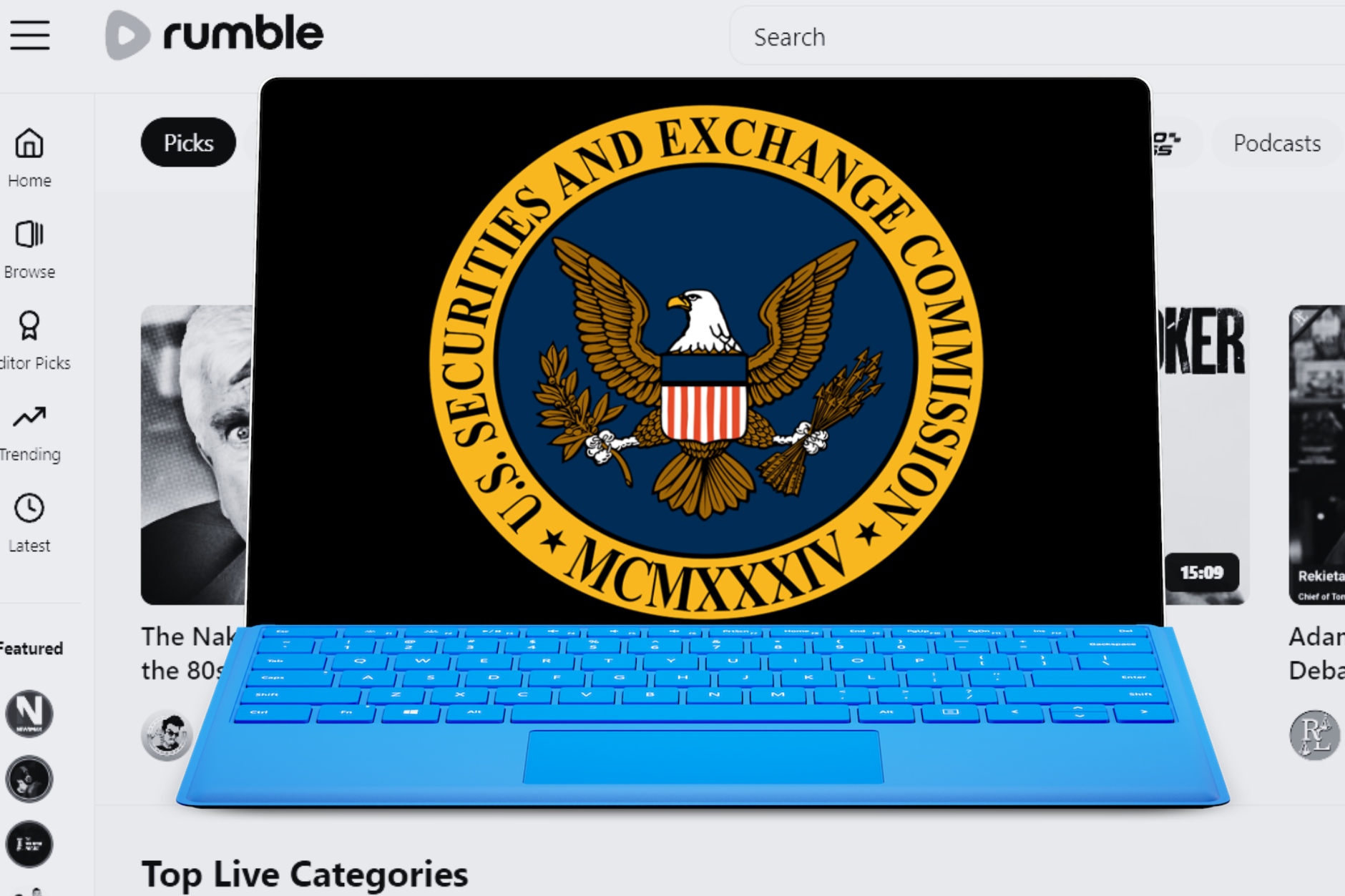 Rumble: ‘active and ongoing’ SEC investigation into video platform