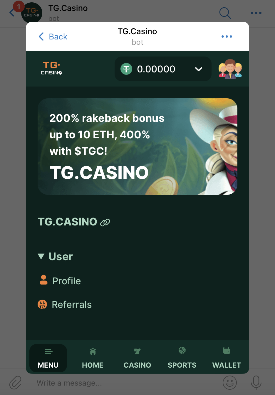 TG.Casino review