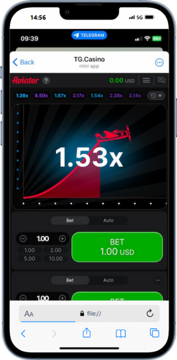 TG Casino Crash Games
