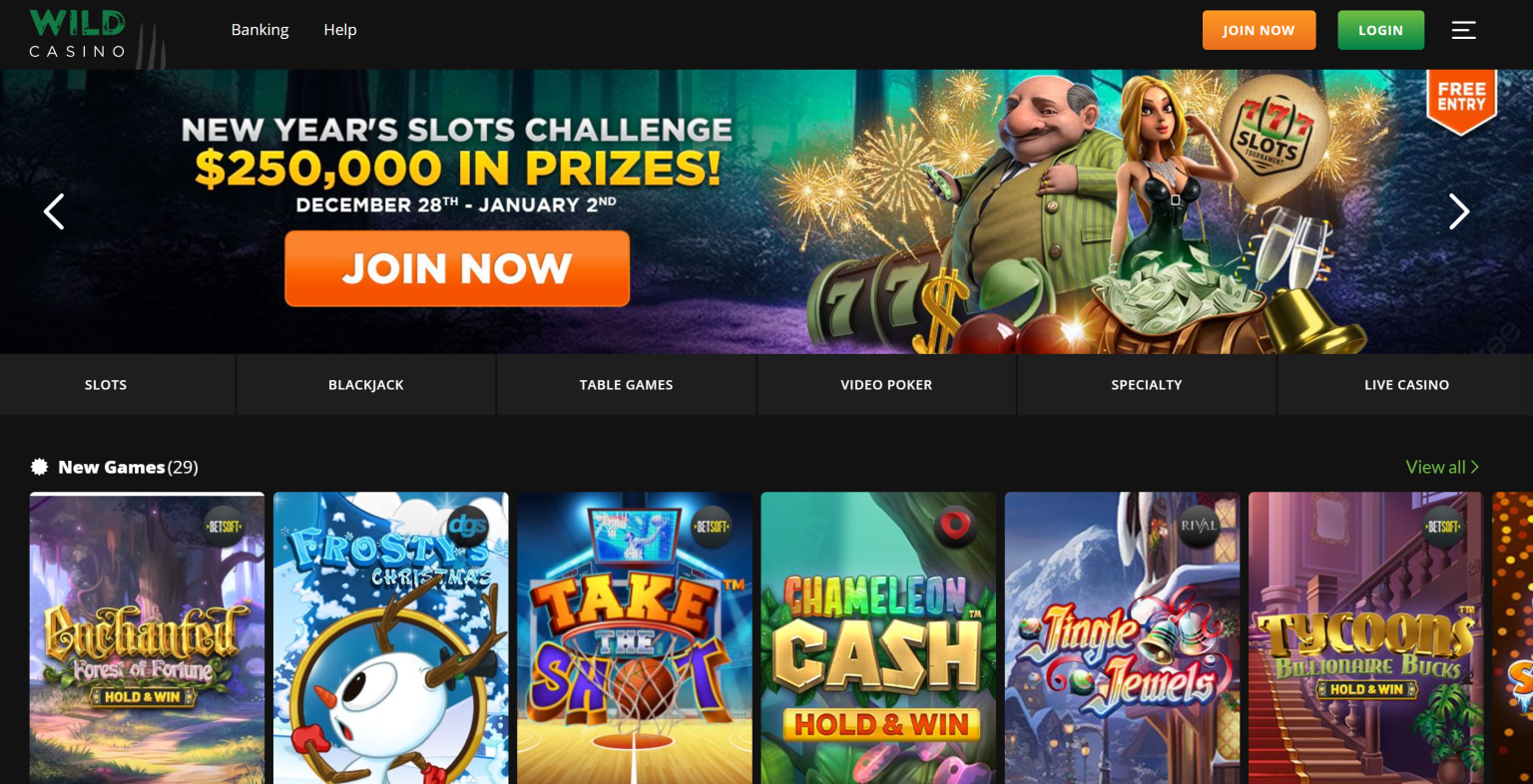 Best US Online Credit Card Casinos In 2024   Wild Join Now 1536x786 