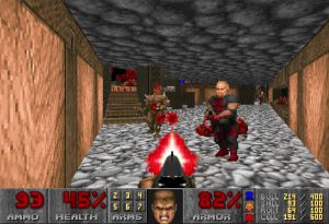 An image from 1993's Doom.