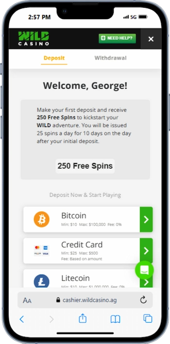 Deposit to Play Your Favorite Games
