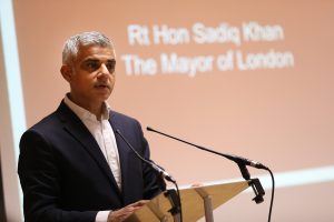 An image of London Mayor Sadiq Khan