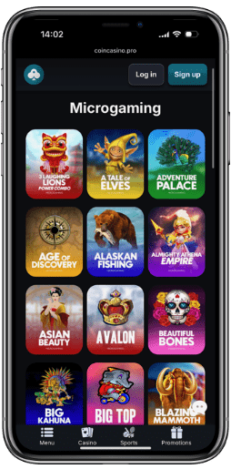 CoinCasino Microgaming