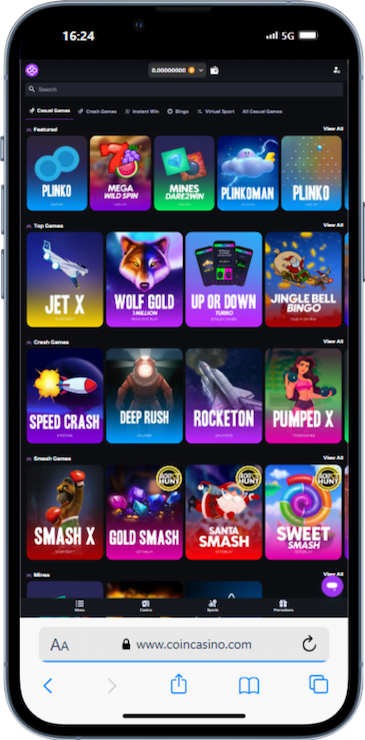 CoinCasino Provably Fair Casino