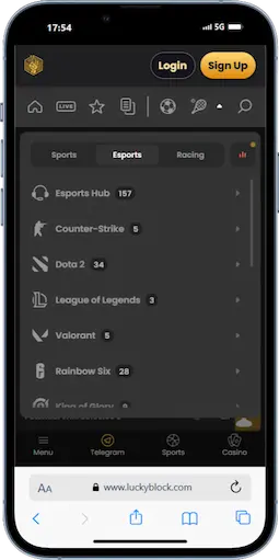 Lucky Block Esports Games