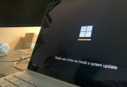 Microsoft reboot screen