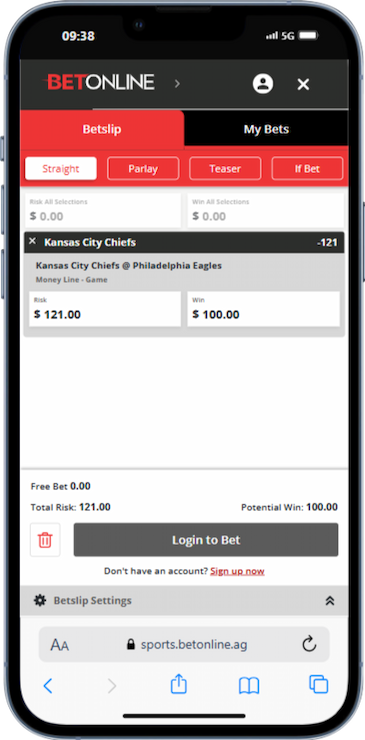 American Odds Moneyline Betting