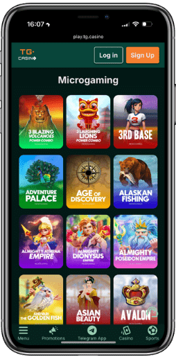 TG.Casino Microgaming