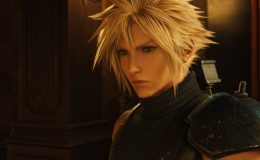 A cinematic image of Cloud Strife from FF7 Rebirth.