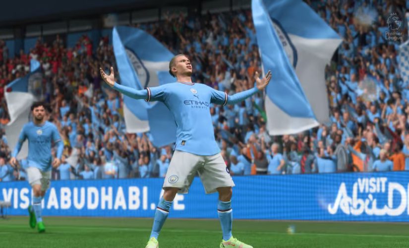 An image of Manchester City's Erling Haaland from FIFA 23