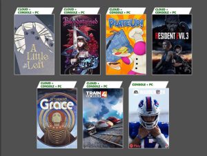 Box covers of the games coming to Xbox Game Pass this February.