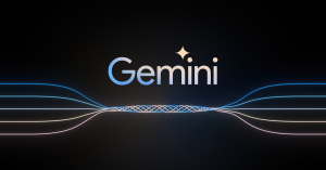 Google Gemini logo / Gemini privacy warning, don't disclose sensitive information
