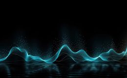 An image of soundwaves
